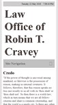 Mobile Screenshot of craveylaw.com